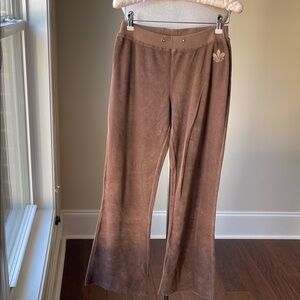 Brown Velour Pants